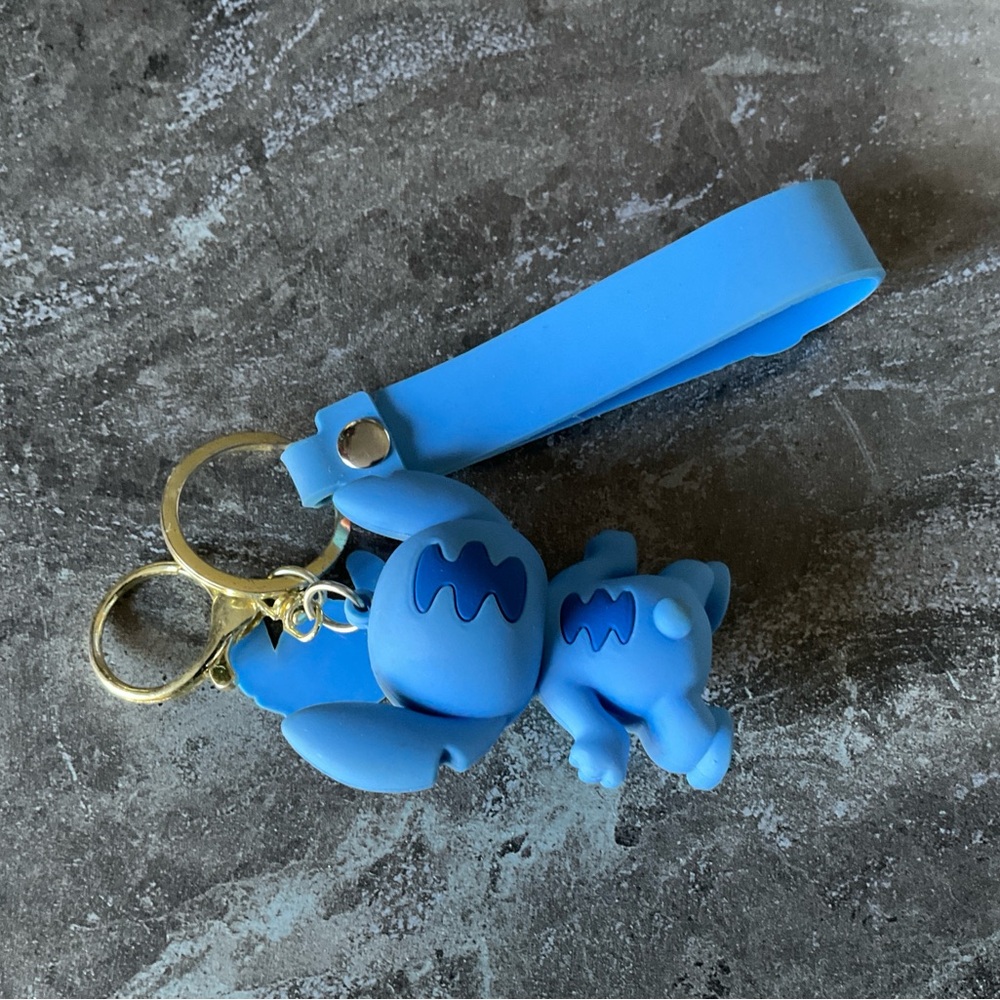 Blue Stitch Keychain with Strap - Picture 4 of 5